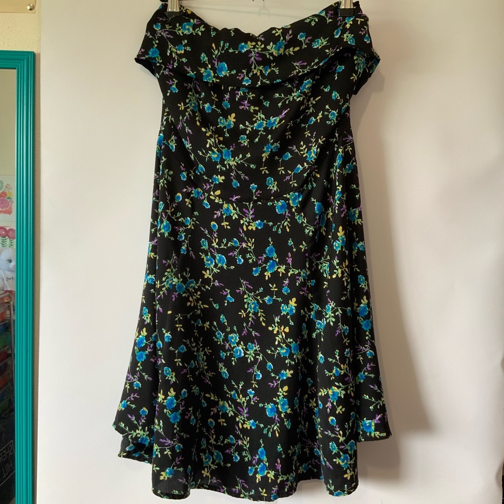 Off the shoulder floral dress